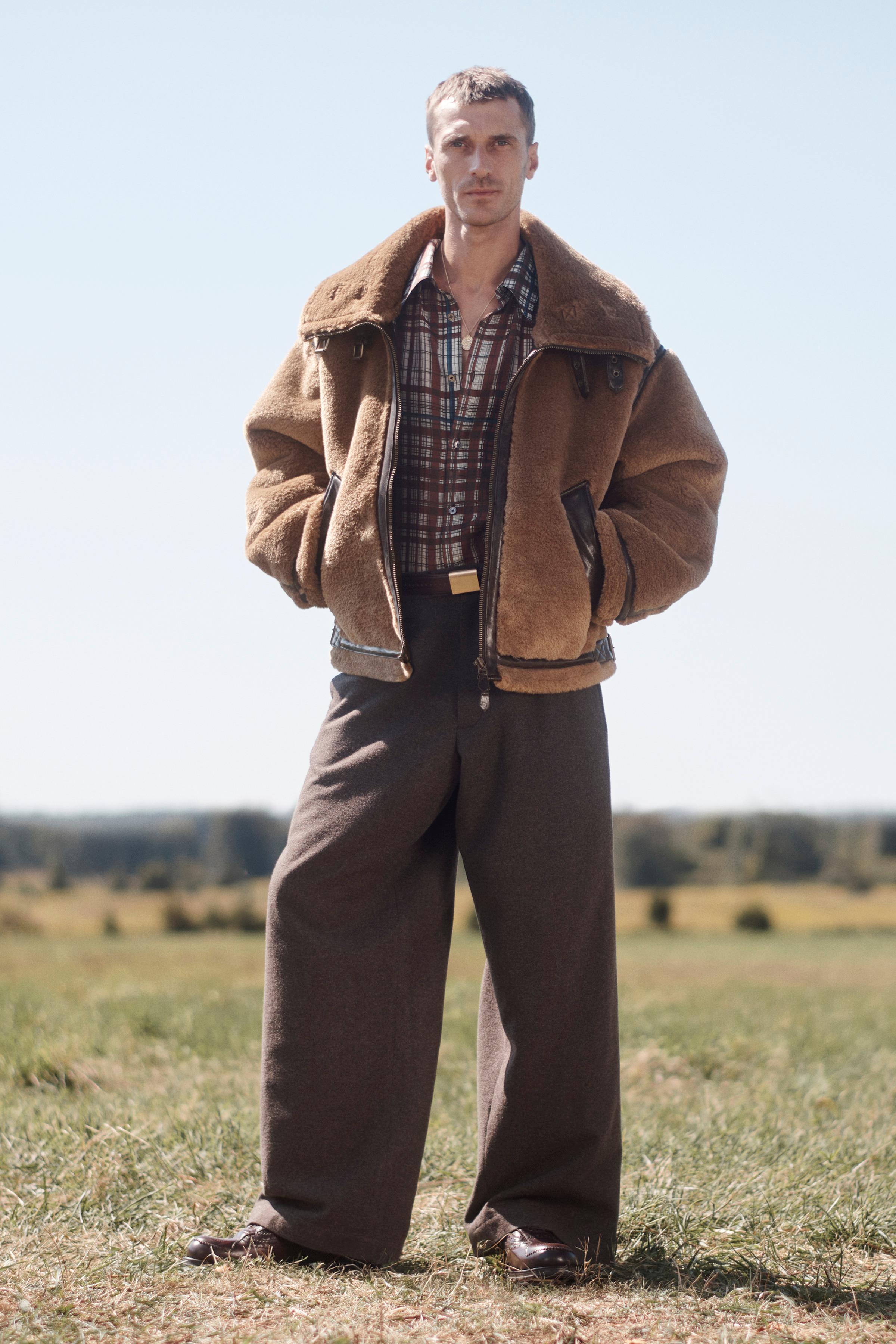 CONTRAST FAUX FUR LEATHER JACKET LIMITED EDITION